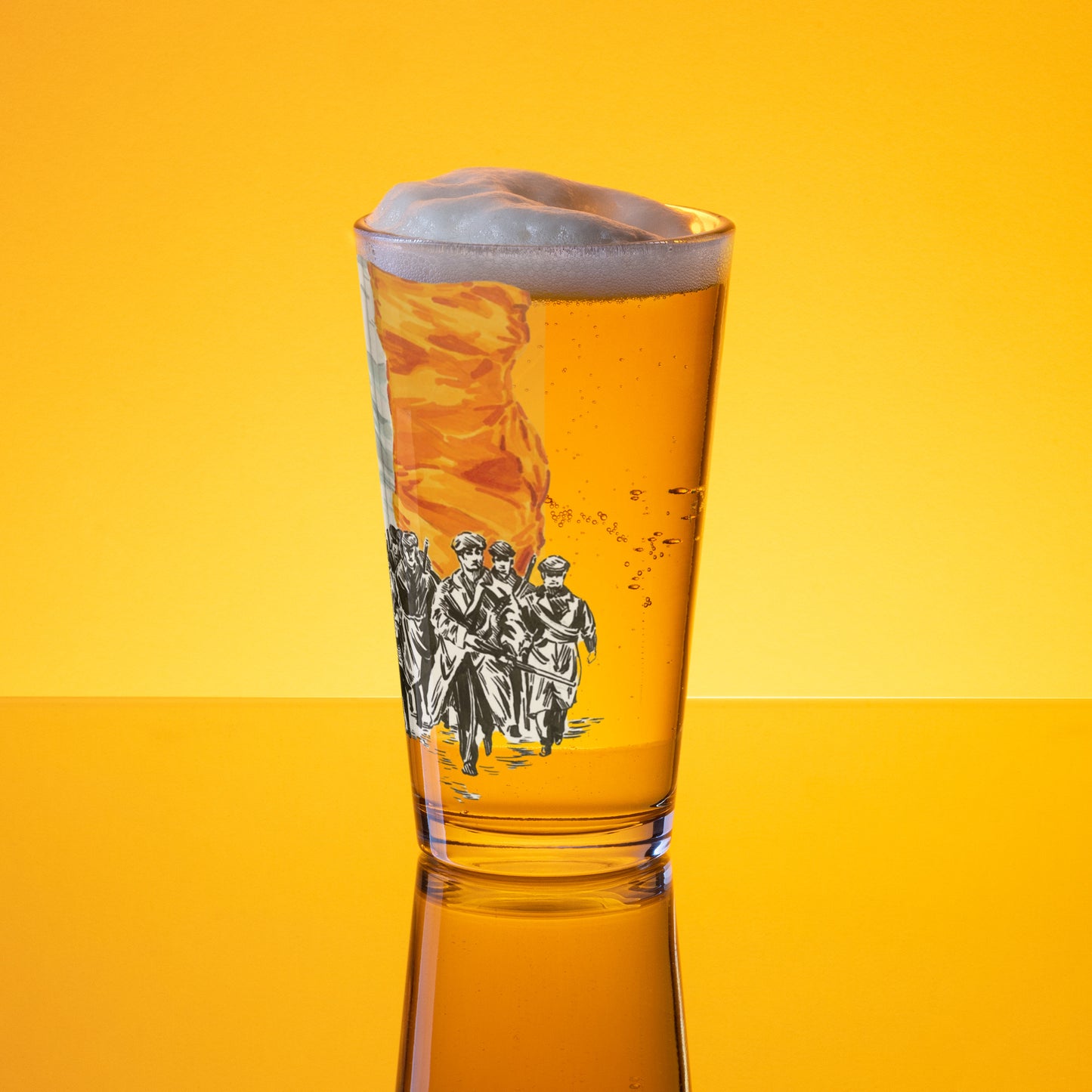 The Flying Column Pint Glass