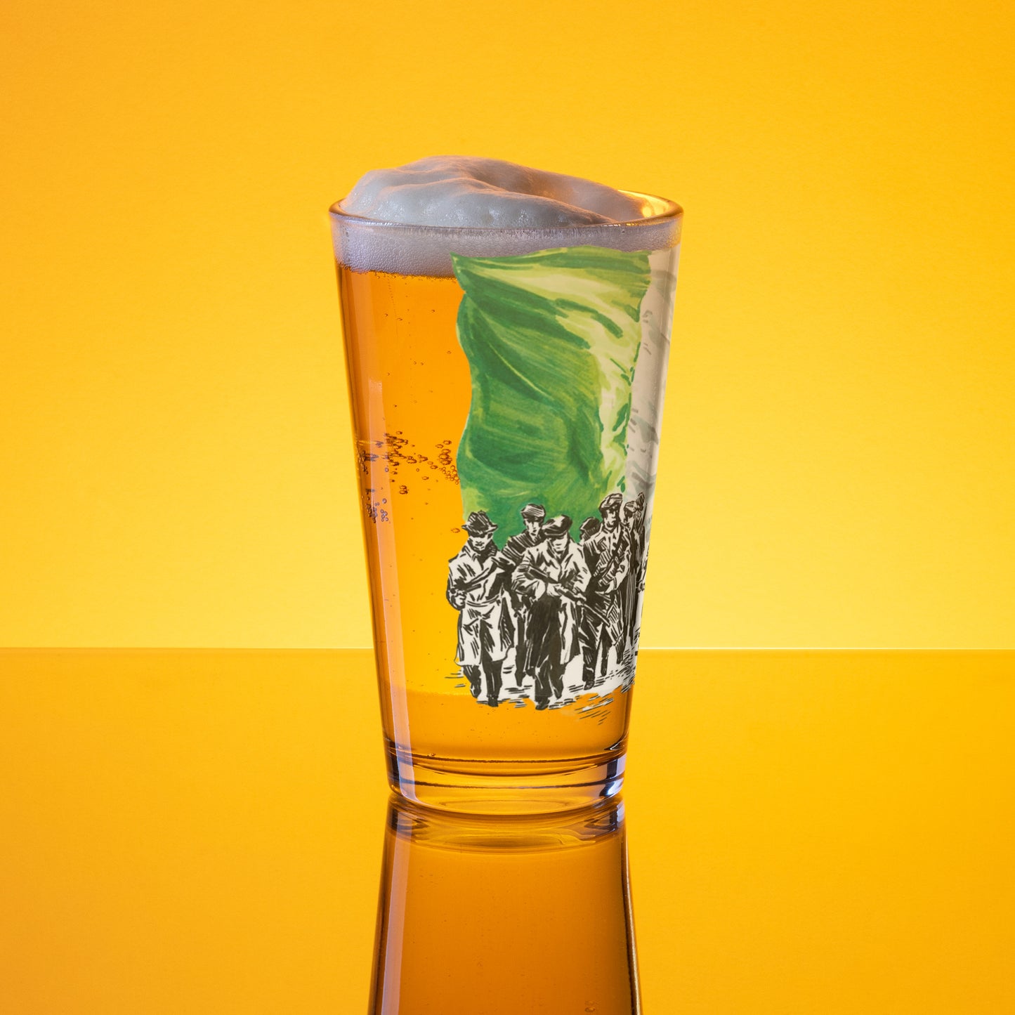 The Flying Column Pint Glass